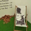 Tracey Emin deckchair at Frieze Art Fair 2011