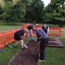 Archaeological dig in Greenwich Park